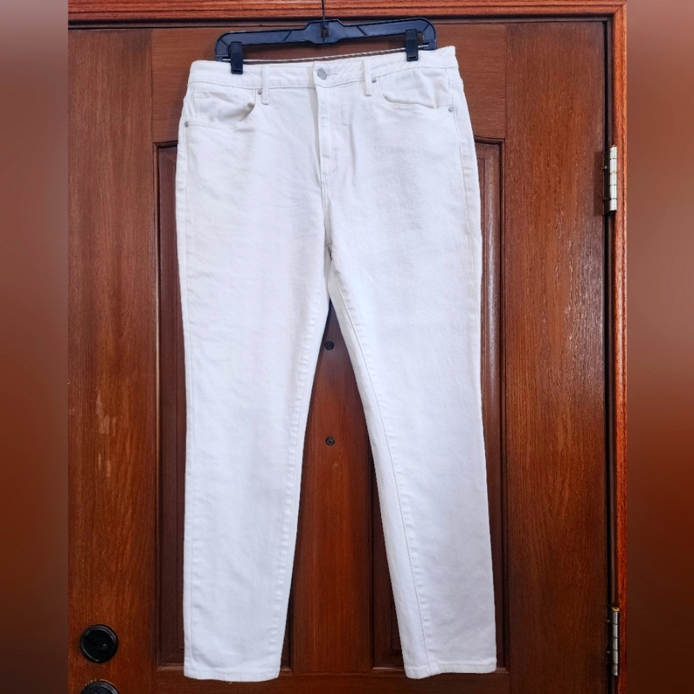 Driftwood Jackie High Rise Skinny White Jeans Sz.W31 L28in.